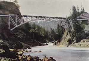 Bridge over the Salmon River, British Columbia by European Photographer